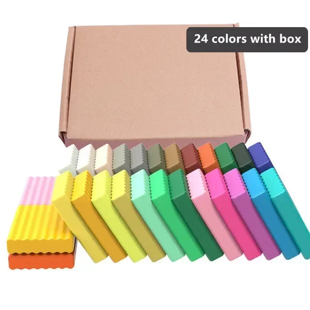 24 Pcs DIY Polymer Clay Baking Hand Casting