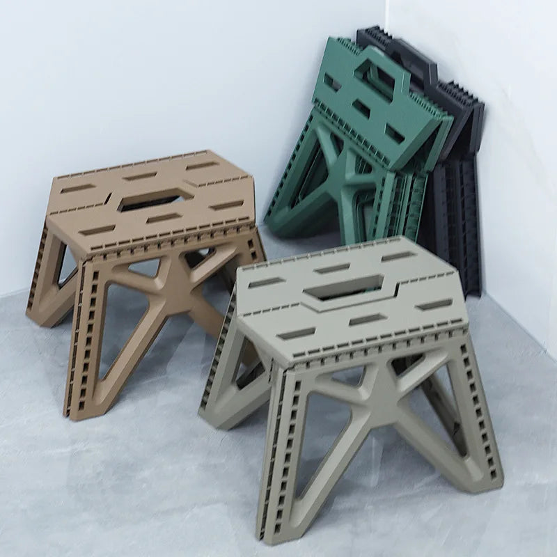 Outdoor Portable Folding Stool High Load-bearing Handle Design