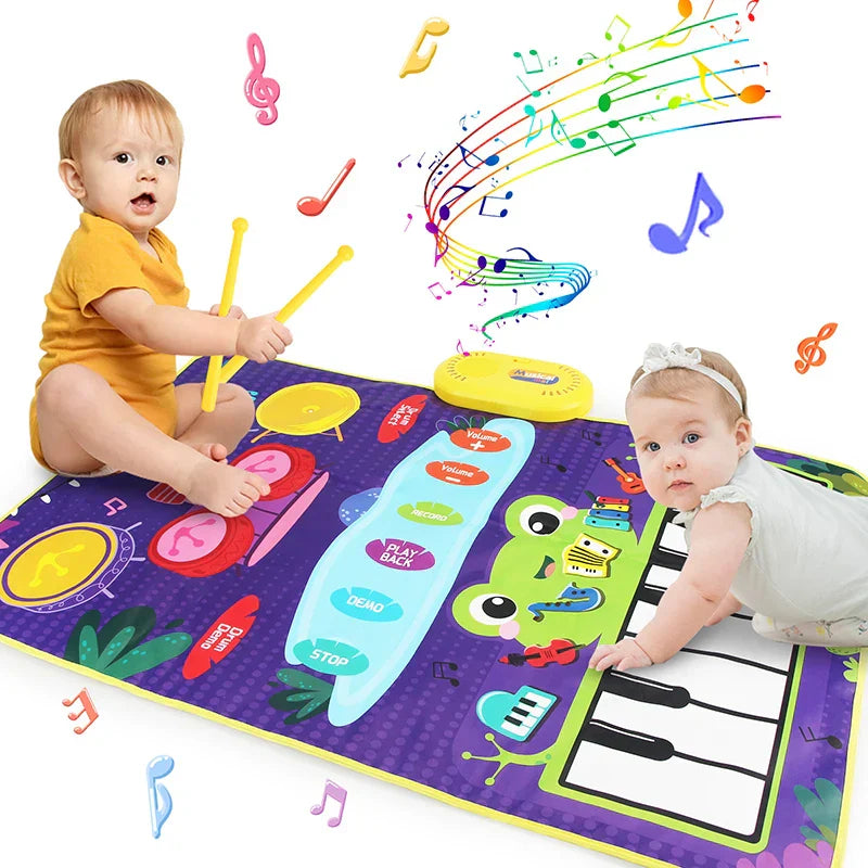 2 In 1 Baby Musical Instrument Piano Keyboard