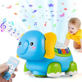 Baby Crawling Toys Musical Elephant Tummy Time Infants