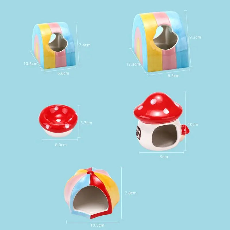 New 2024 hamster cage rabbits small pets houses