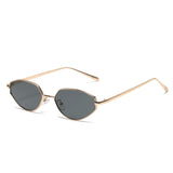 Vintage Unique Brown Cat Eye Sunglasses Women Design