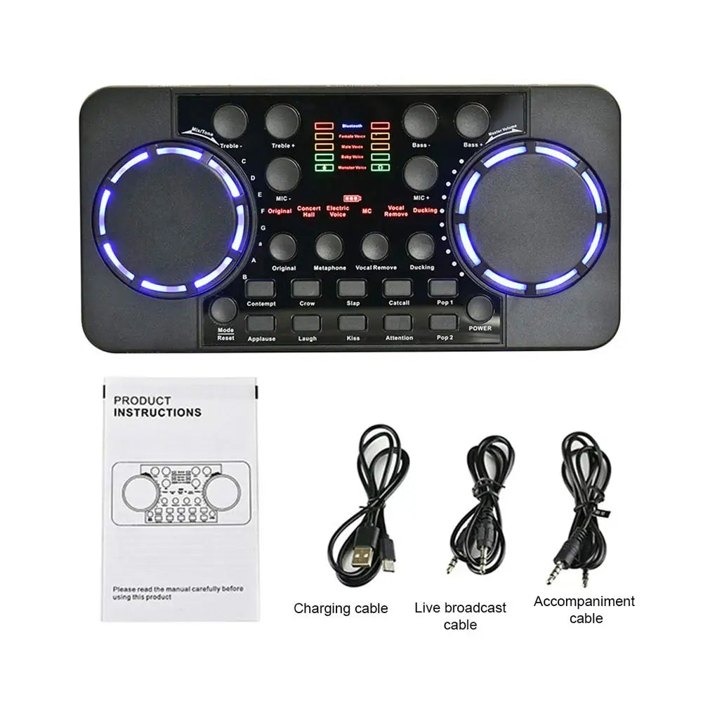 For Phone Computer Studio Gaming Portable Sound Card