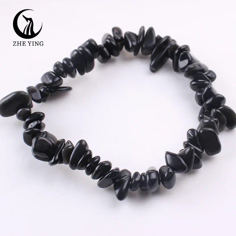 Stretch Natural 5-8mm Chips Bead Bracelet Healing Crystal