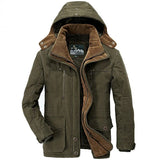 New Brand Thick Winter Parkas men Warm Cotton-Padded