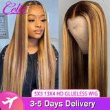 Celie Wear Go Straight Highlight Wig 5x5 Lace