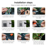 Wifi Tuya Smart Home Watering Timer Charging App