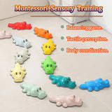 Children Crocodile Balance Stone Montessori Toys Sensory Integration