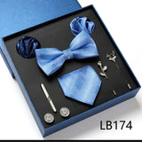 Luxury Quality Tie Set With Necktie Bowtie Pocket