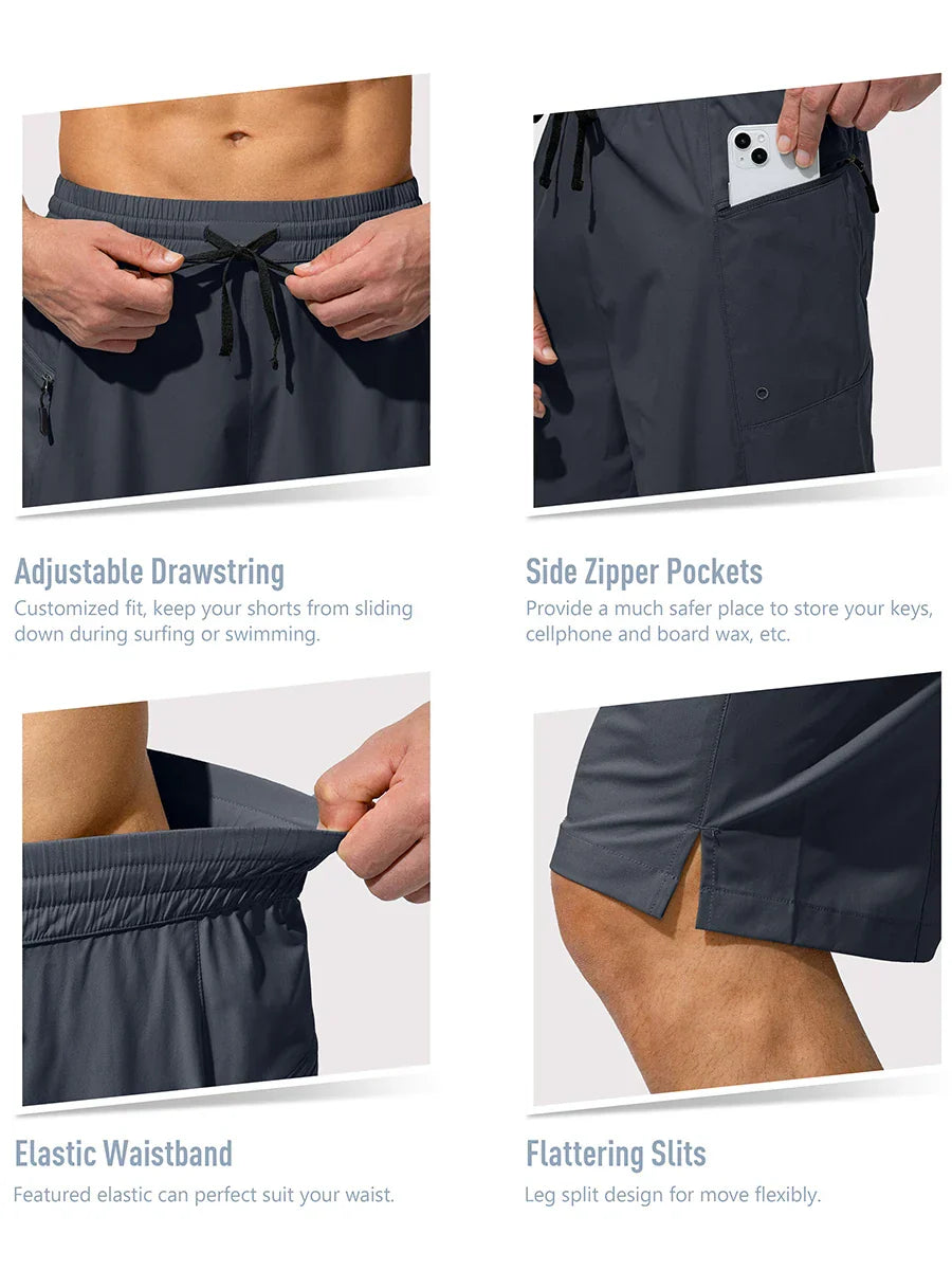 G Gradual Big and Tall Mens Swim Trunks,