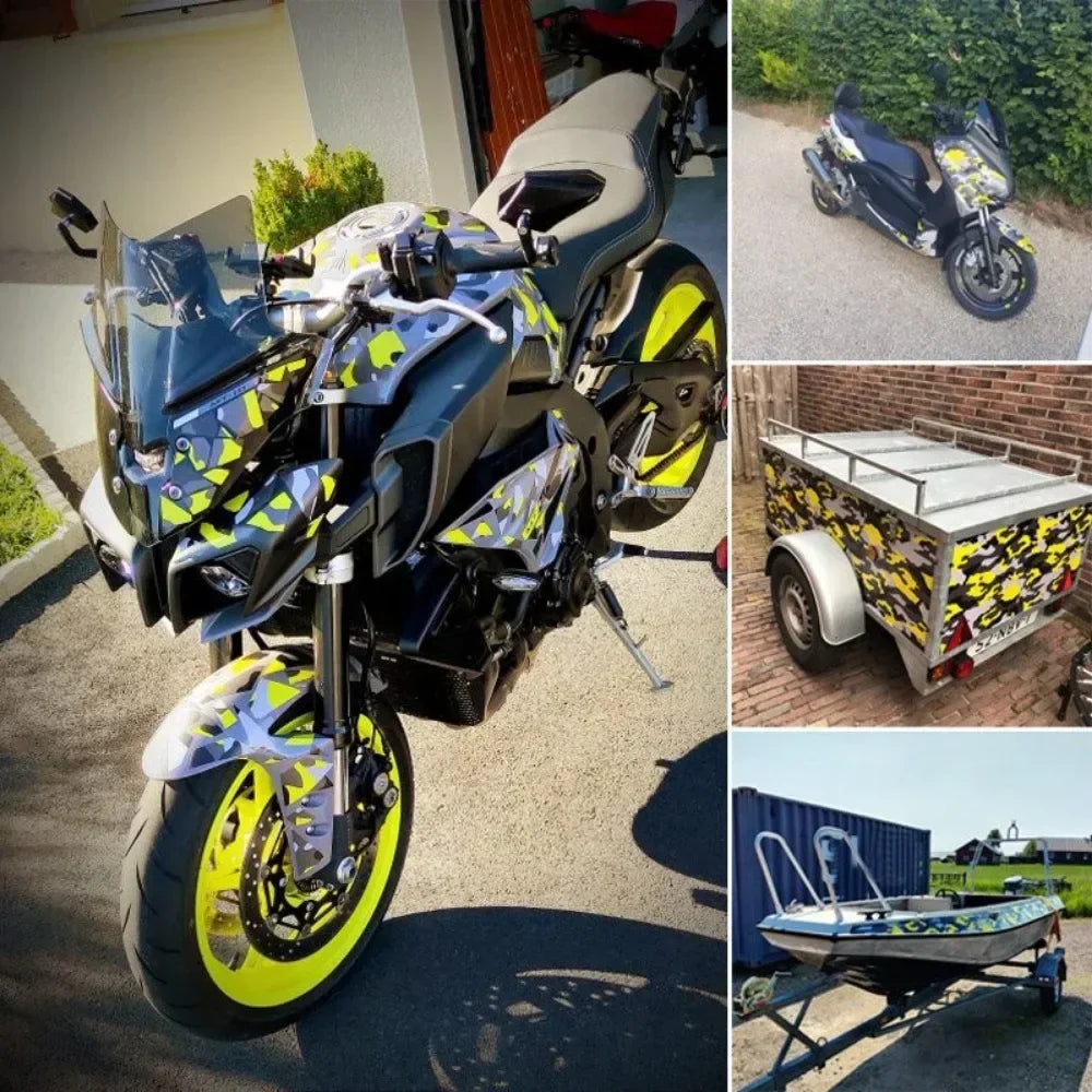 Color Modification Film Graffiti Car Color Modification Film Body Motorcycle Personalized Modification Sticker