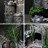 Creative Castle Shape Fish Tank Ornaments Decoration Landscaping