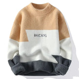 Men's Clothing No Hoodie Knit Sweater Male Pullovers