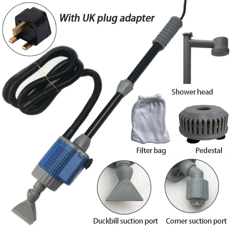 20/28W Electric Aquarium Fish Tank Water Change Pump
