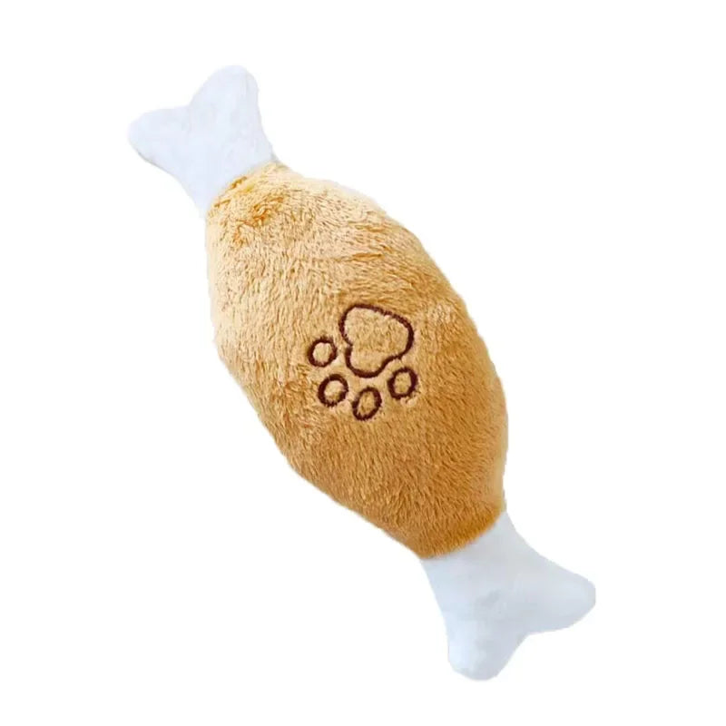 Puppy Dog Plush Squeaky Toys for Small Medium