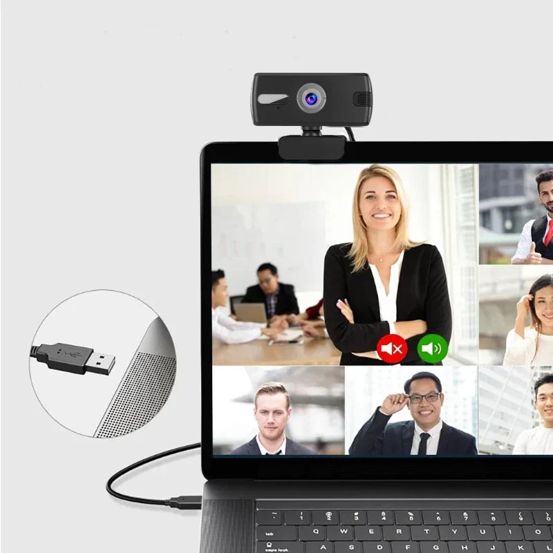 Webcam 1080P Mini Camera Full HD Webcam With