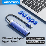 Vention USB Ethernet Adapter 1000Mbps USB3.0 HUB RJ45