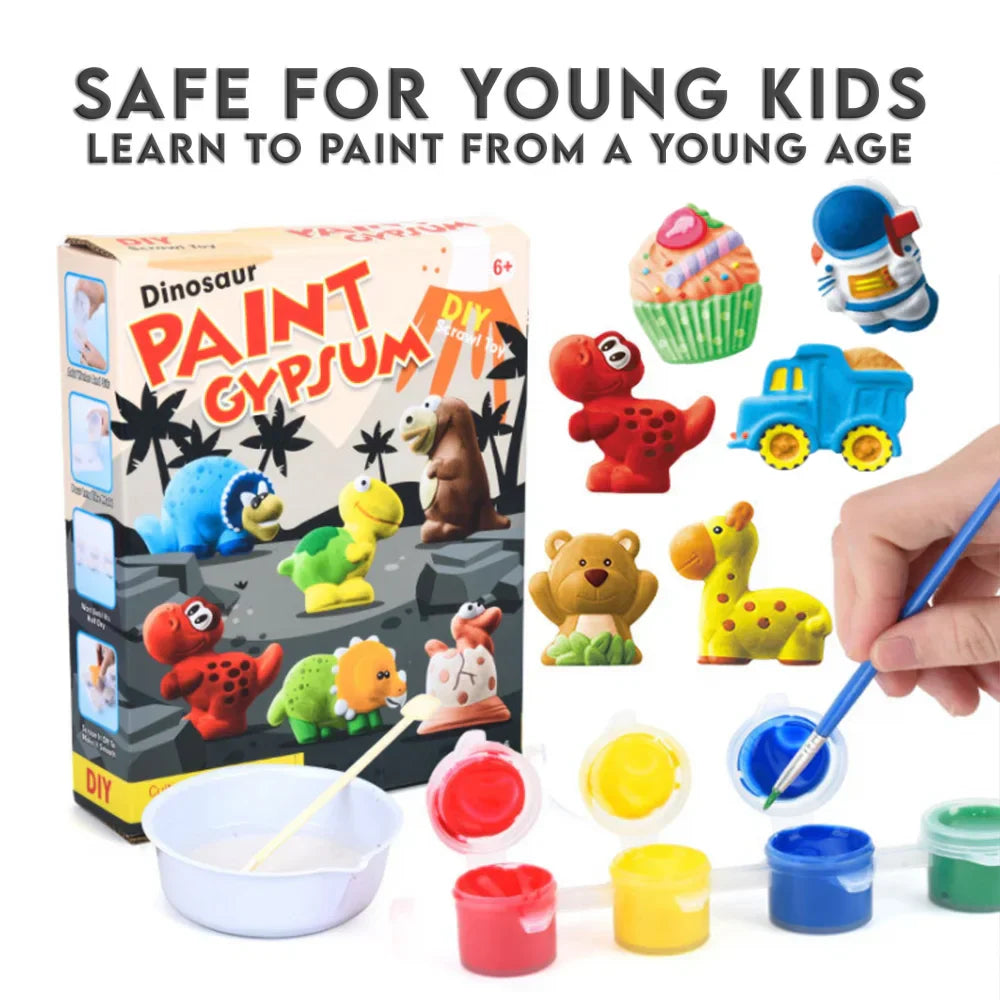 Children Plaster Painting Developmental Toys DIY Colorful Graffiti