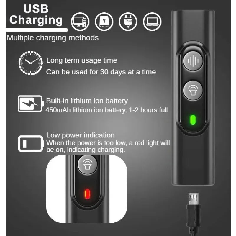 Portable Pet Dog Repeller USB Rechargeable Dog Trainer