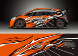 Colorful Stitching Full Body Racing RV Graphic Decals Vinyl Wrap Camo Custom Size Color Changing DIY Car Full Wrap 300*60cm