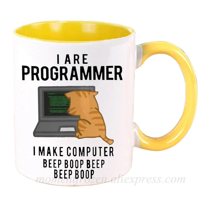 Engineer Mugs Computer Programmer Cups Programming Debugging Teaware