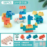 Diy Baby Soft Rubber Big Particle Bricks Model