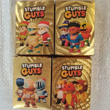 55Pcs/Set Anime Stumble Guys Cards Xmas Gold Silver