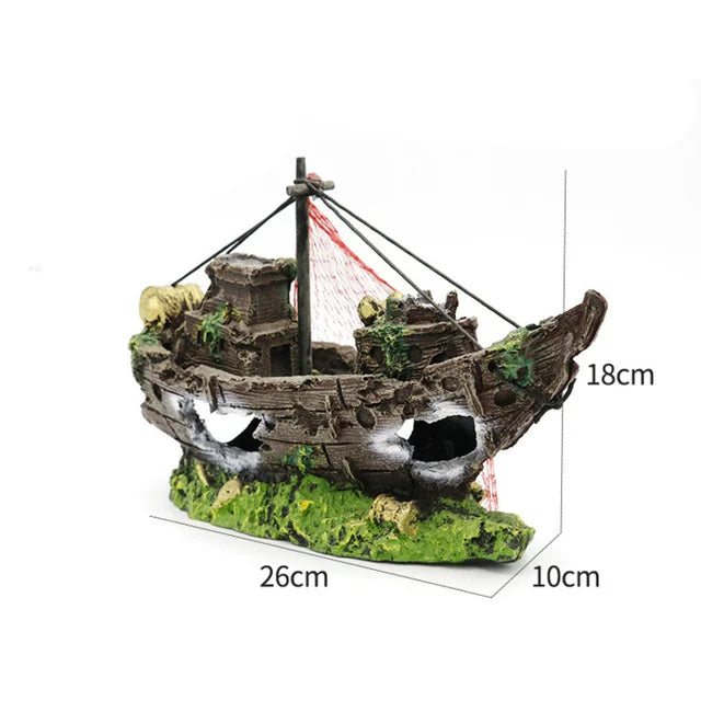 Fish Tank Plant Rockery Multi-style Aquarium Decoration,Resin Artificial