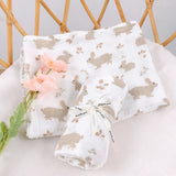 Elinfant Muslin Swaddle Blanket 100% cotton 120*110cm Baby