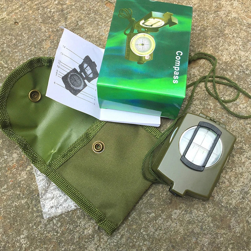 1x High Precision American Compass Multifunctional Military Green