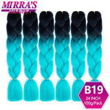 Synthetic Jumbo Braids Hair Omber Braiding Hair Extensions for Women Yaki Texture Black Blue Fake Hair Mirra’s Mirror