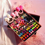1Set Box Sequins Cute Butterfly Hair Bands For