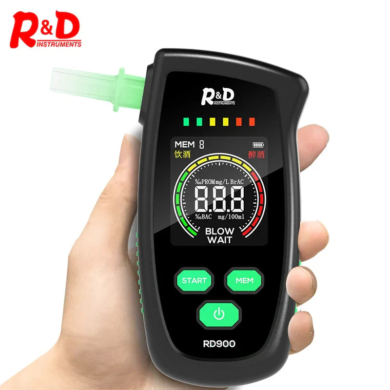 R&D RD900 New Digital Breath Alcohol Tester Mini