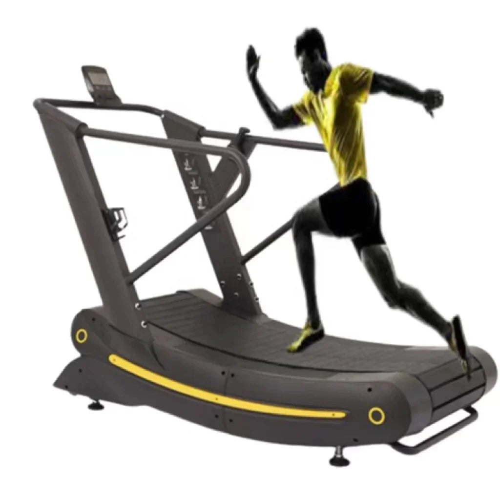 Wholesale unpowered curved treadmill and lowest noise self-unpowered