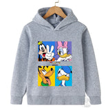 Sweatshirts Manga Anime Mickey Minnie Mouse Hoodie Kid