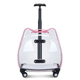 Cute Handbags Wheels Cats Carriers Animal Kitten Carrier