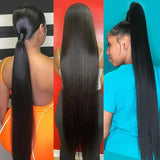 50inch Human Hair Bundles Natural Black Color Brazilian