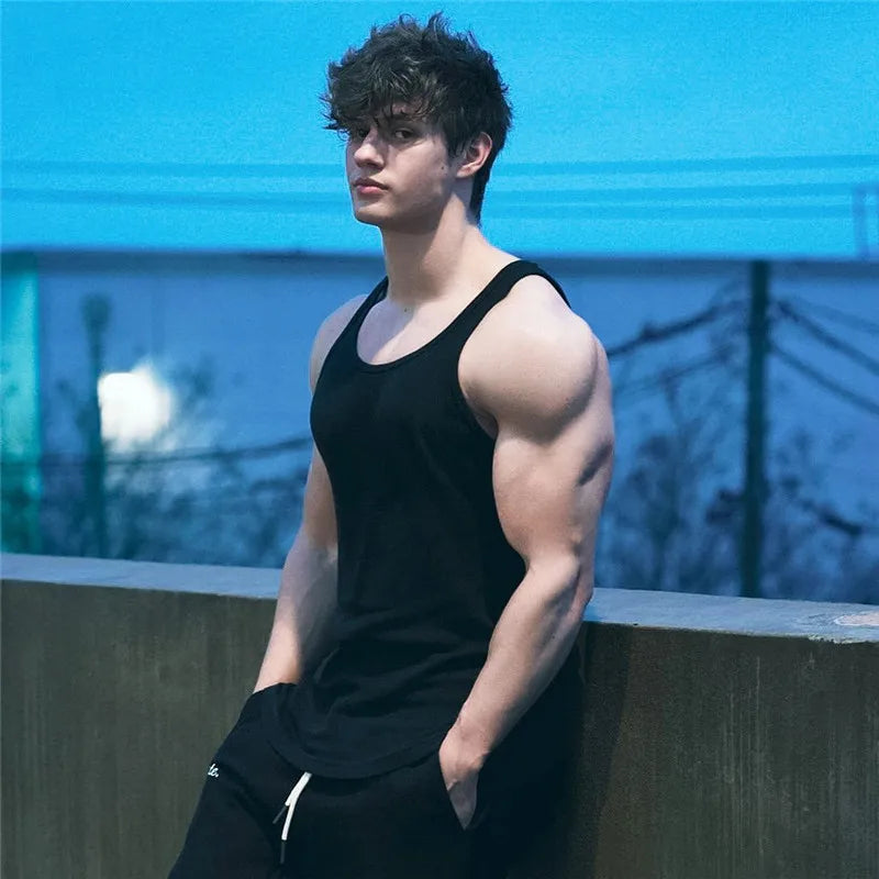 2022 Summer new men Vest gym Tank top