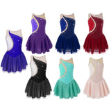 Figure Skating Dress for Kids Girls Stage Performance