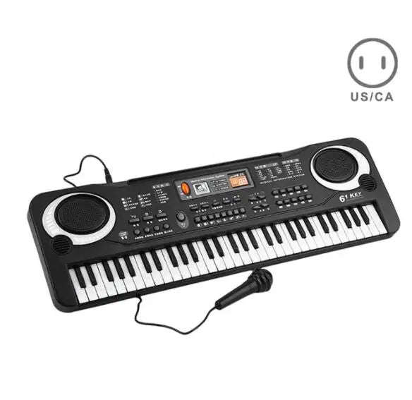 61 Keys Kids Electronic Keyboard Piano With Microphone