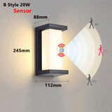 Led Outdoor Wall Light Waterproof IP65 Motion Sensor