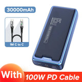 QOOVI Power Bank 30000mAh External Battery Capacity PD