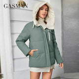 GASMAN Women's Parka 2023 New Fashion Women's Stand