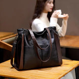 Large Capacity Handbags Women Soft Leather Shoulder Crossbody