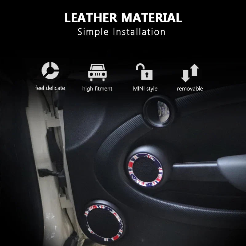 Car Speaker Cover Trim Sticker Door Horn Decoration