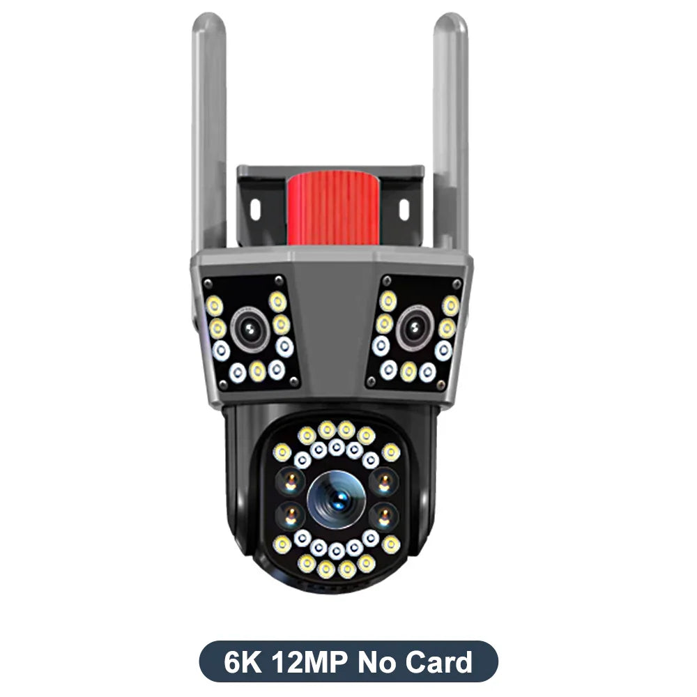 6K 12MP WIFI IP Outdoor Camera 8X Zoom