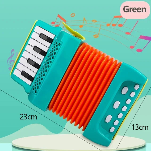 Kids Accordion Mini Toy Musical Instruments 10 Keys