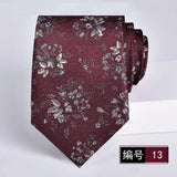 ties for men 2024 Luxury Wine Red Groom