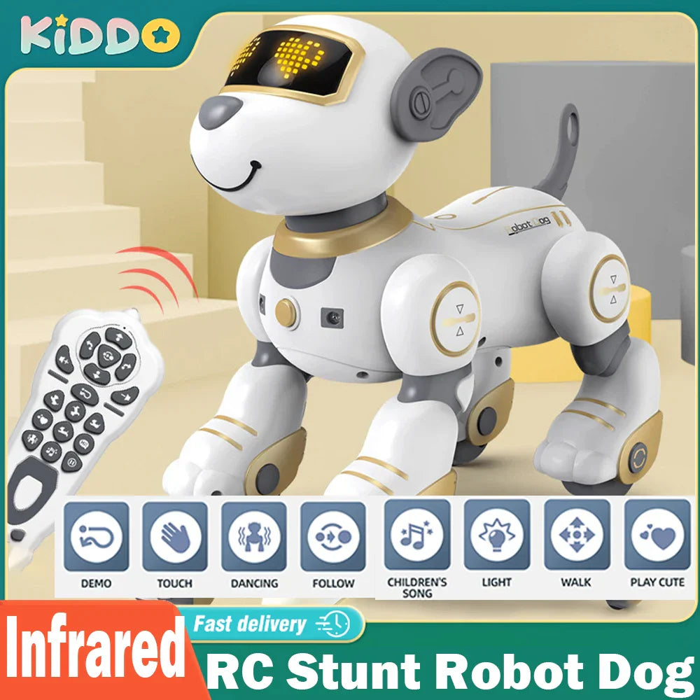 Smart Electronic Animal Pets RC Robot Dog Voice