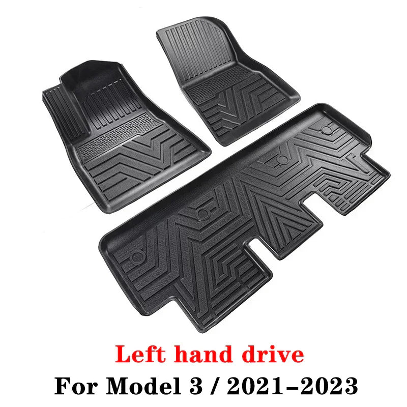 Tesla Model 3/Y Car Waterproof Non-slip Floor Mat
